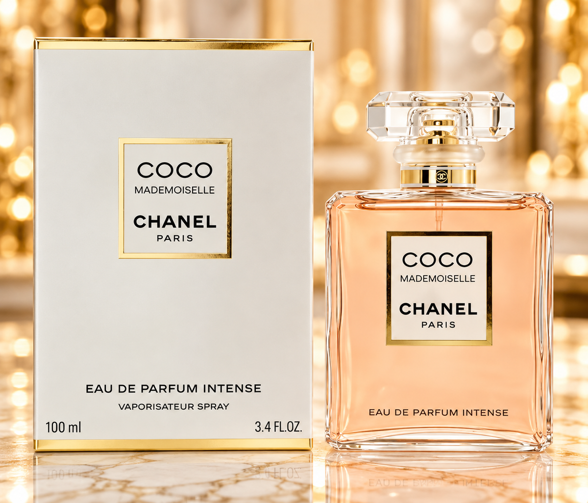 CHANEL Coco Mademoiselle Eau de Parfum Intense for Women, 3.4 oz / 100 ml