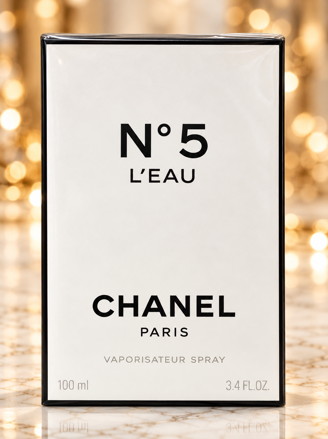 CHANEL No. 5 L’Eau Eau de Toilette for Women, 3.4 oz / 100 ml