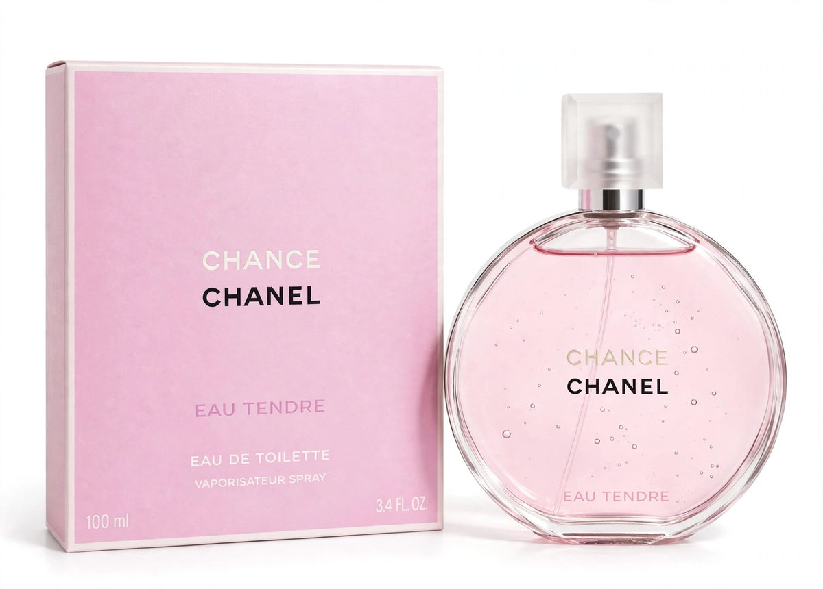 CHANEL Chance Eau Tendre Eau de Toilette for Women, 3.4 oz / 100 ml