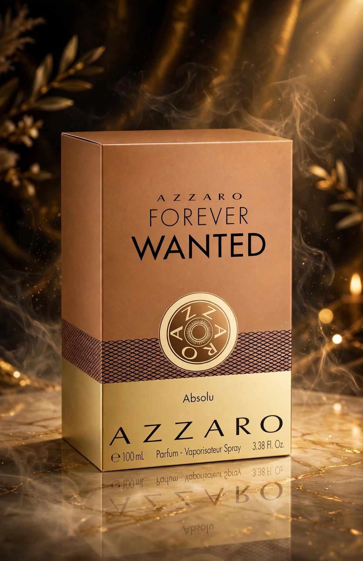 Azzaro Forever Wanted Absolu Parfum for Men, 3.38 oz / 100 ml