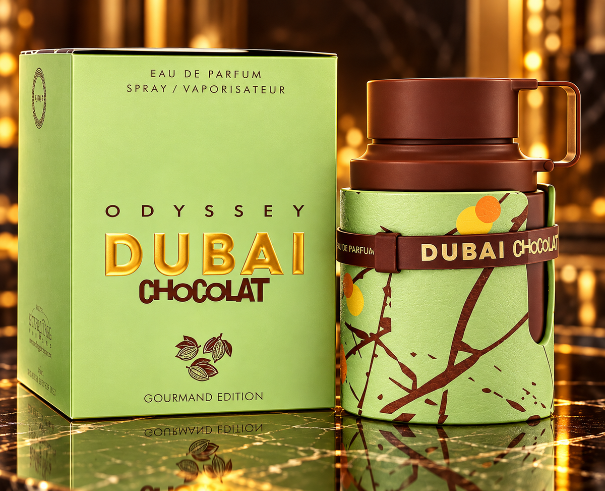 Armaf Odyssey Dubai Chocolat Eau de Parfum 3.4 oz / 100 ml for Men – New in Box - Fragrance Collection