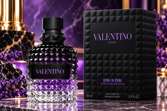 Valentino Uomo Born in Roma Purple Melancholia Eau de Parfum for Men, 3.4 oz / 100 ml