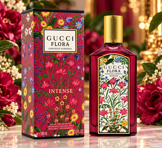 Gucci Flora Gorgeous Gardenia Intense EDP 3.3 oz / 100 ml – Women's Perfume