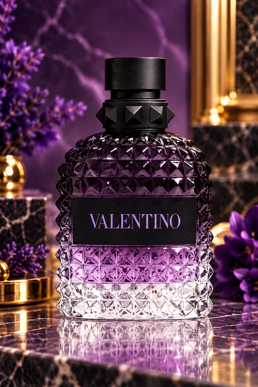 Valentino Uomo Born in Roma Purple Melancholia Eau de Parfum for Men, 3.4 oz / 100 ml