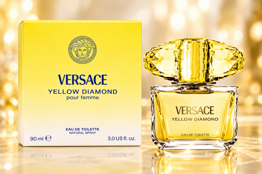 Versace Yellow Diamond EDT 3.0 oz / 90 ml – Women's Luxury Perfume Spray