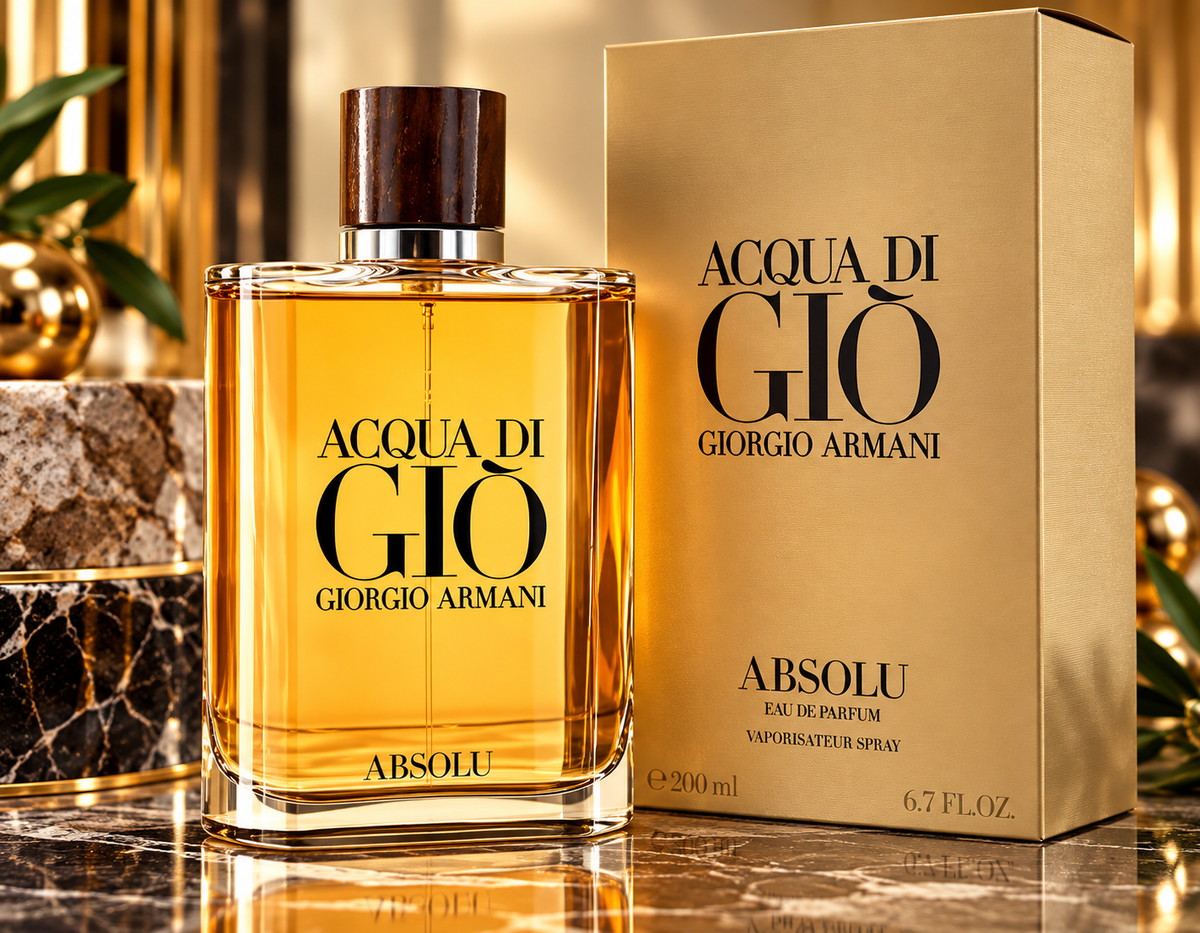 Giorgio Armani Acqua di Giò Absolu Eau de Parfum for Men, 6.7 oz / 200 ml
