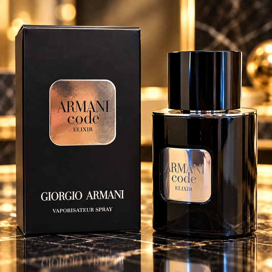 Giorgio Armani Code Elixir Parfum Spray for Men, 1.6 oz / 47 ml – Designer Fragrance