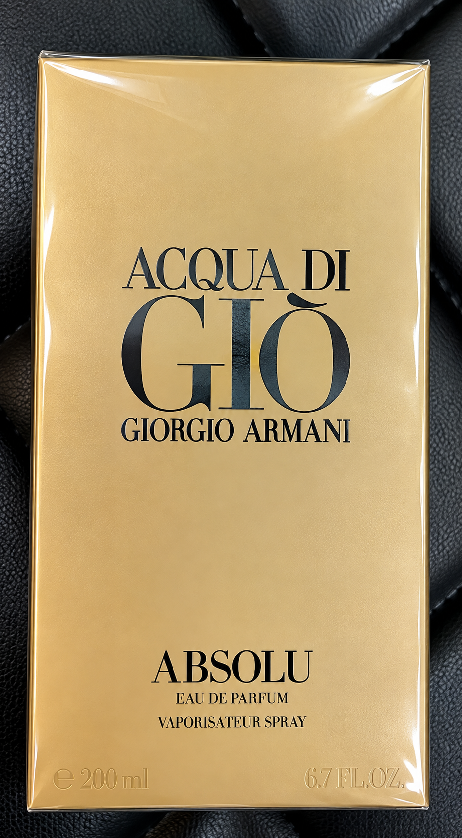 Giorgio Armani Acqua di Giò Absolu Eau de Parfum for Men, 6.7 oz / 200 ml