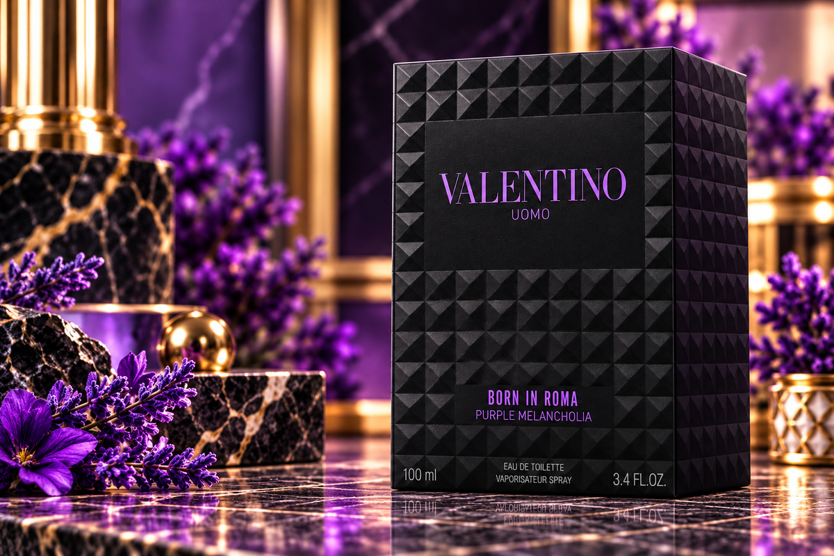 Valentino Uomo Born in Roma Purple Melancholia Eau de Parfum for Men, 3.4 oz / 100 ml