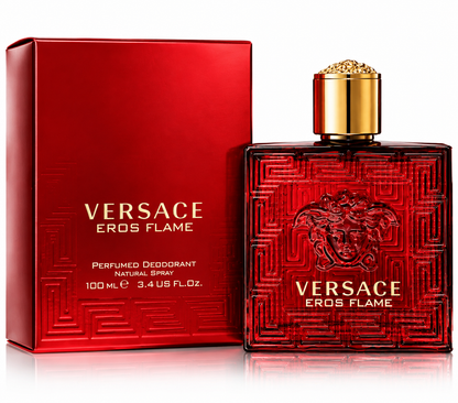 Versace Eros Flame Deodorant Spray for Men 3.4 oz / 100 ml – Luxury Fragrance