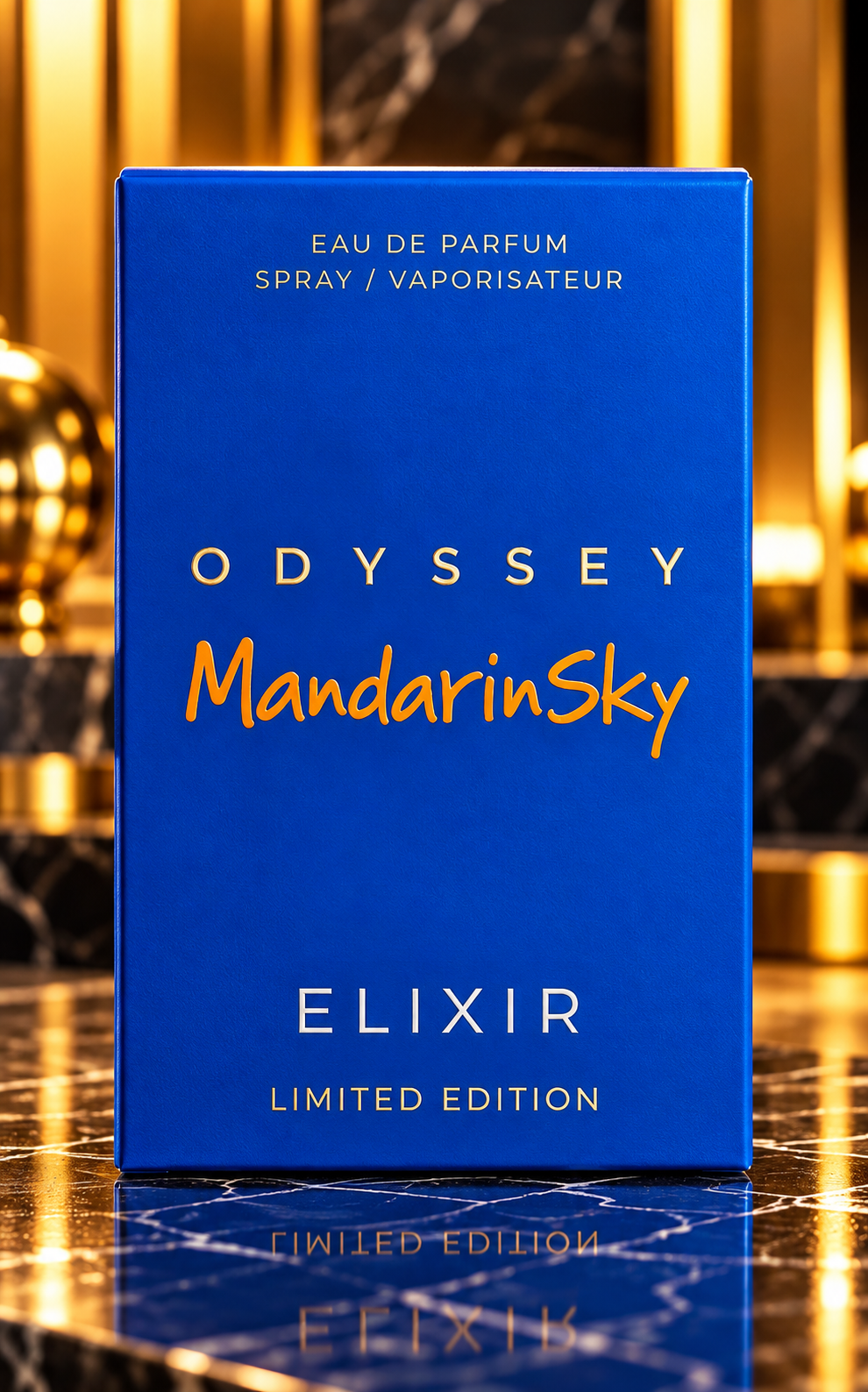 Armaf Odyssey Mandarin Sky Elixir Eau de Parfum 3.4 oz / 100 ml for Men – New Sealed Box