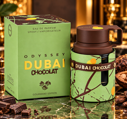 Armaf Odyssey Dubai Chocolat Eau de Parfum 3.4 oz / 100 ml for Men – New in Box - Fragrance Collection