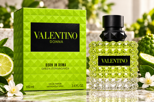 Valentino Donna Born in Roma Green Stravaganza Eau de Parfum for Women, 3.4 oz / 100 ml