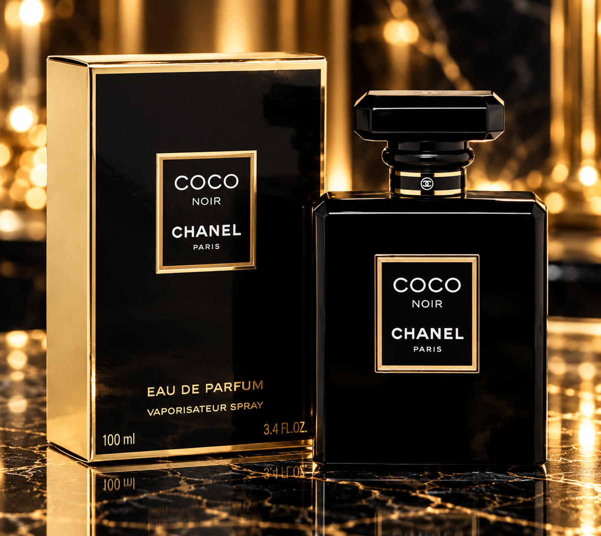 CHANEL Coco Noir Eau de Parfum for Women, 3.4 oz / 100 ml