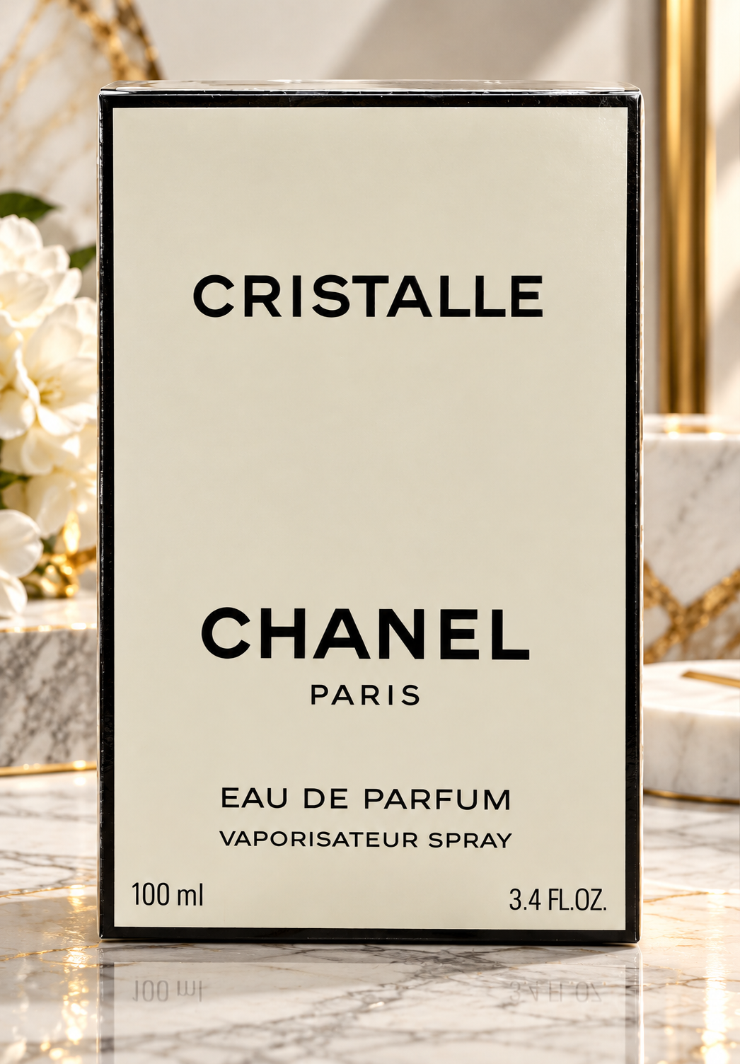 CHANEL Cristalle Eau de Parfum for Women, 3.4 oz / 100 ml