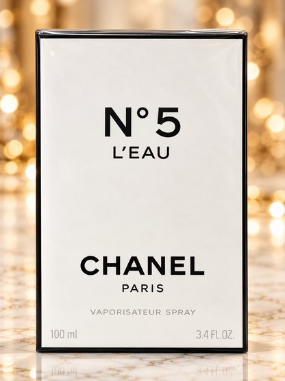 CHANEL No. 5 L’Eau Eau de Toilette for Women, 3.4 oz / 100 ml