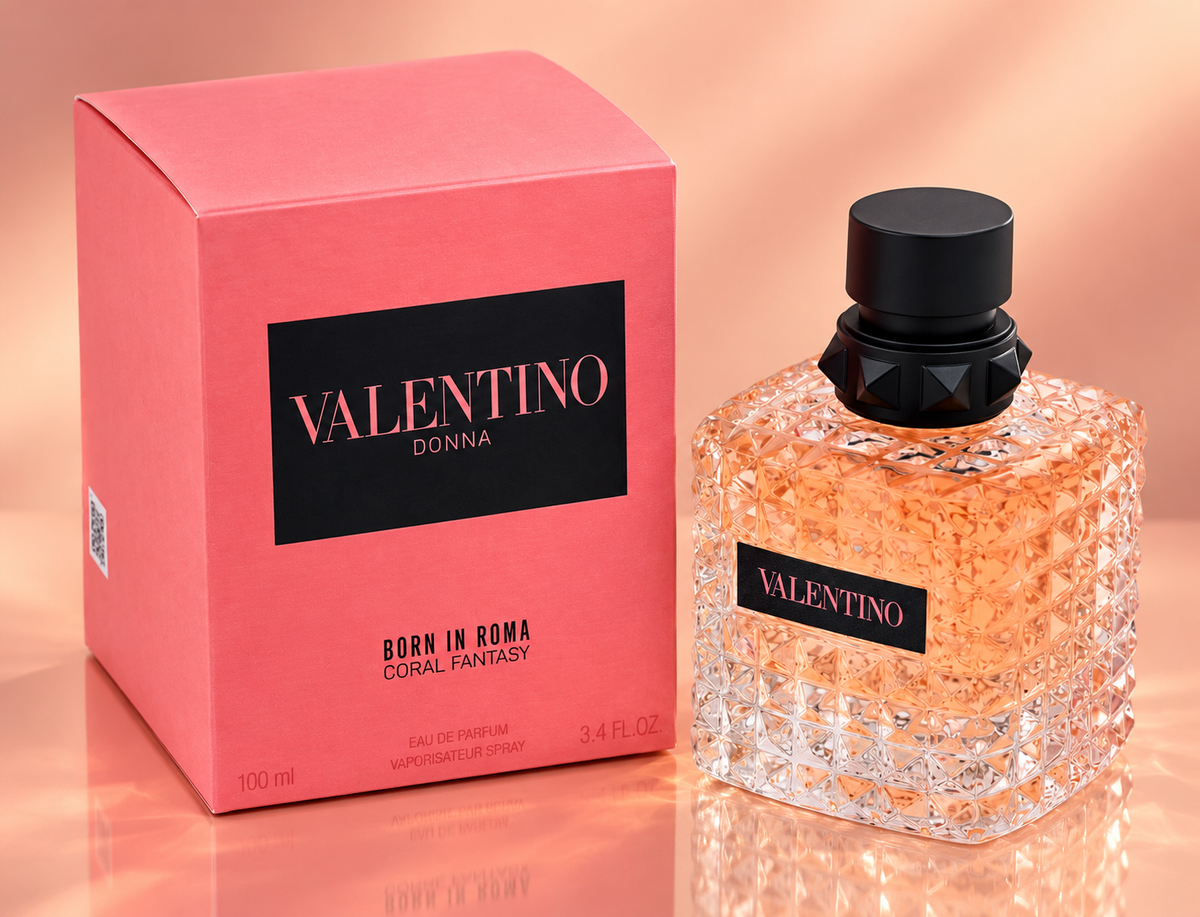 Valentino Donna Born in Roma Coral Fantasy Eau de Parfum for Women – 3.4 oz (100 ml)