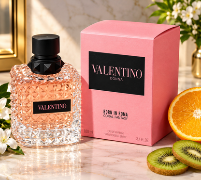 Valentino Donna Born in Roma Coral Fantasy Eau de Parfum for Women – 3.4 oz (100 ml)