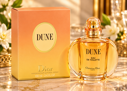 Christian Dior Dune Eau de Toilette for Women, 3.4 oz / 100 ml