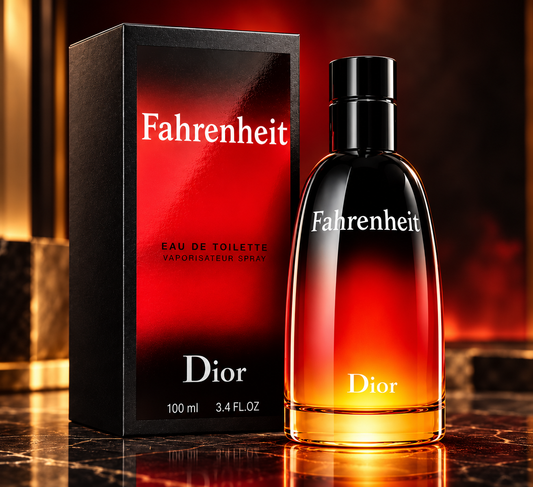 Christian Dior Fahrenheit Eau de Toilette for Men, 3.4 oz / 100 ml