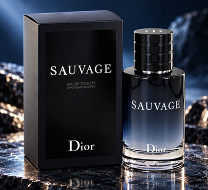 Dior Sauvage Eau de Toilette for Men, 3.4 oz / 100 ml