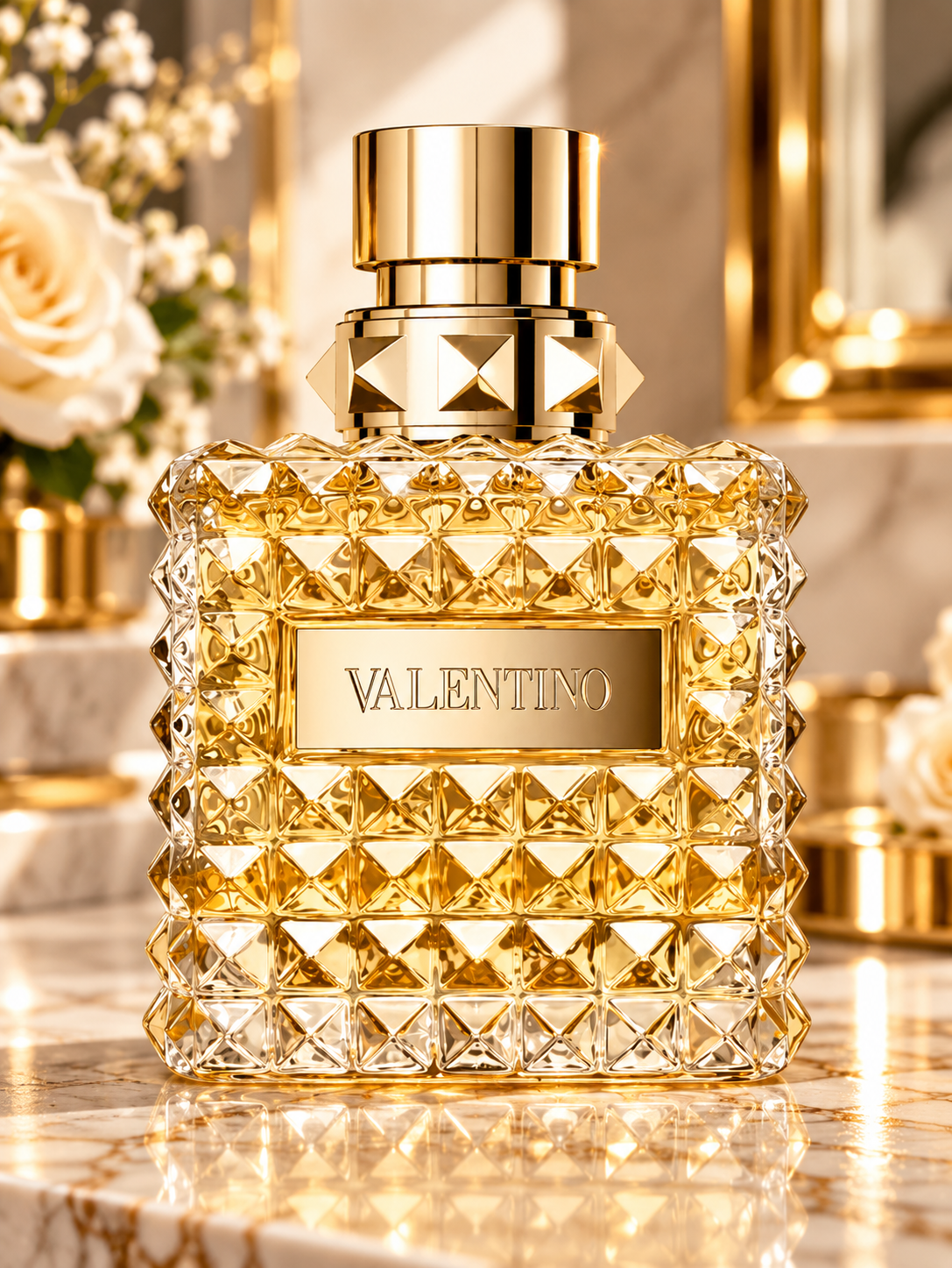 Valentino Donna Born in Roma The Gold Eau de Parfum for Women, 3.4 oz / 100 ml