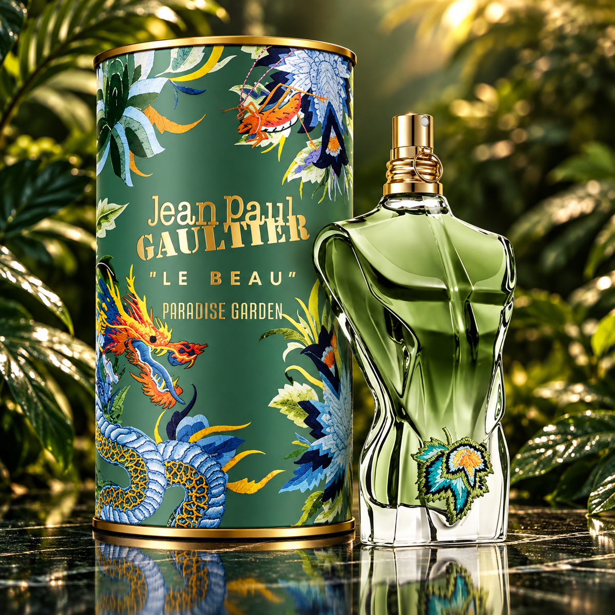 Jean Paul Gaultier Le Beau Paradise Garden Eau de Parfum 4.2 oz / 125 ml for Men – Fresh StockJea - Fragrance Collection
