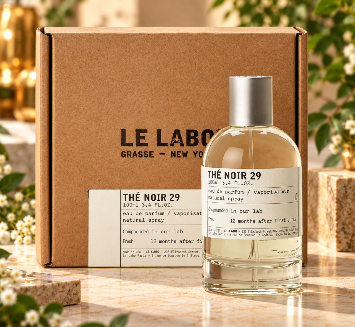 Le Labo Thé Noir 29 Eau de Parfum Unisex, 3.4 oz / 100 ml