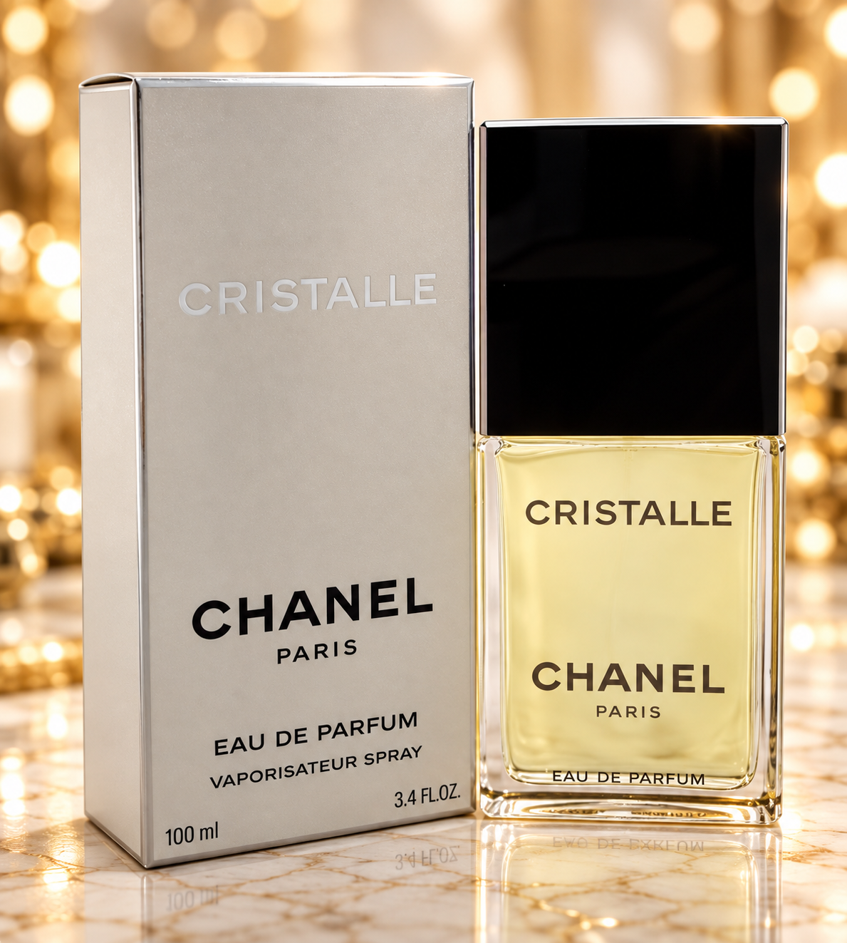 CHANEL Cristalle Eau de Parfum for Women, 3.4 oz / 100 ml