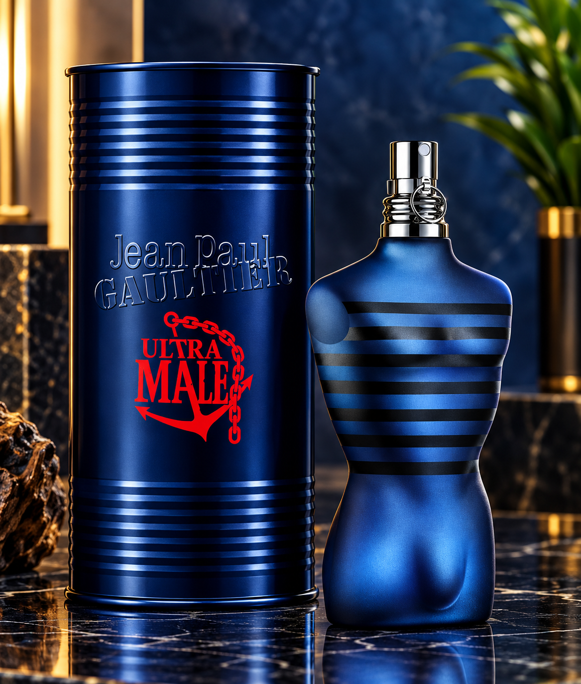 Jean Paul Gaultier Ultra Male EDT Intense Spray for Men 4.2 oz 125ml - Fragrance Collection