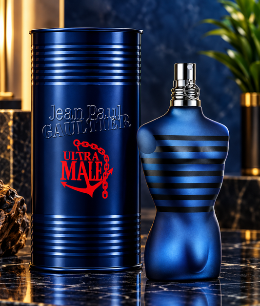 Jean Paul Gaultier Ultra Male EDT Intense Spray for Men 4.2 oz 125ml