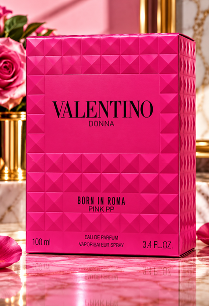 Valentino Donna Born in Roma Pink PP Eau de Parfum for Women, 3.4 oz / 100 ml