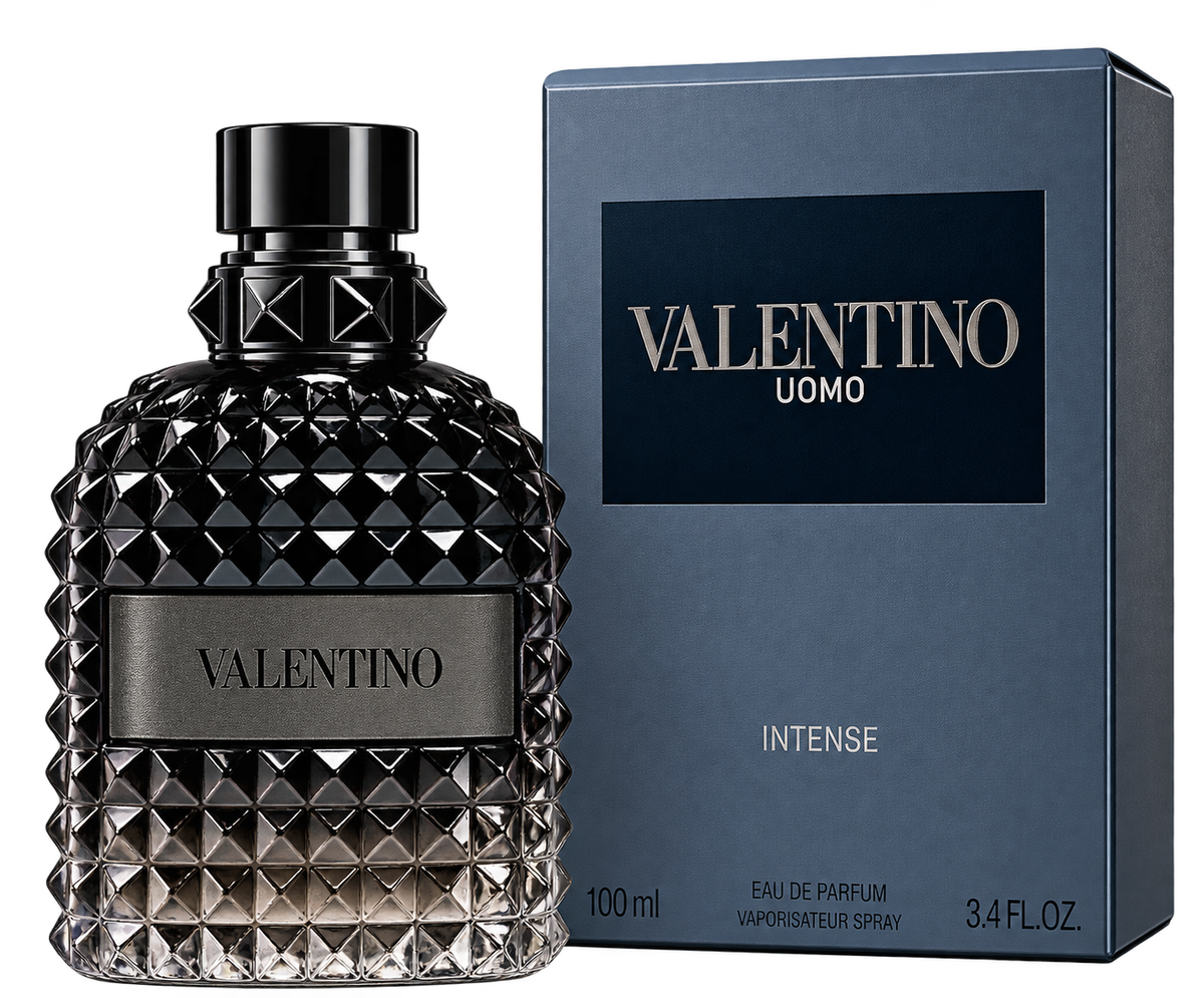 Valentino Uomo Intense Eau de Parfum for Men, 3.4 oz / 100 ml Spray - Eau de Parfum Fragrance