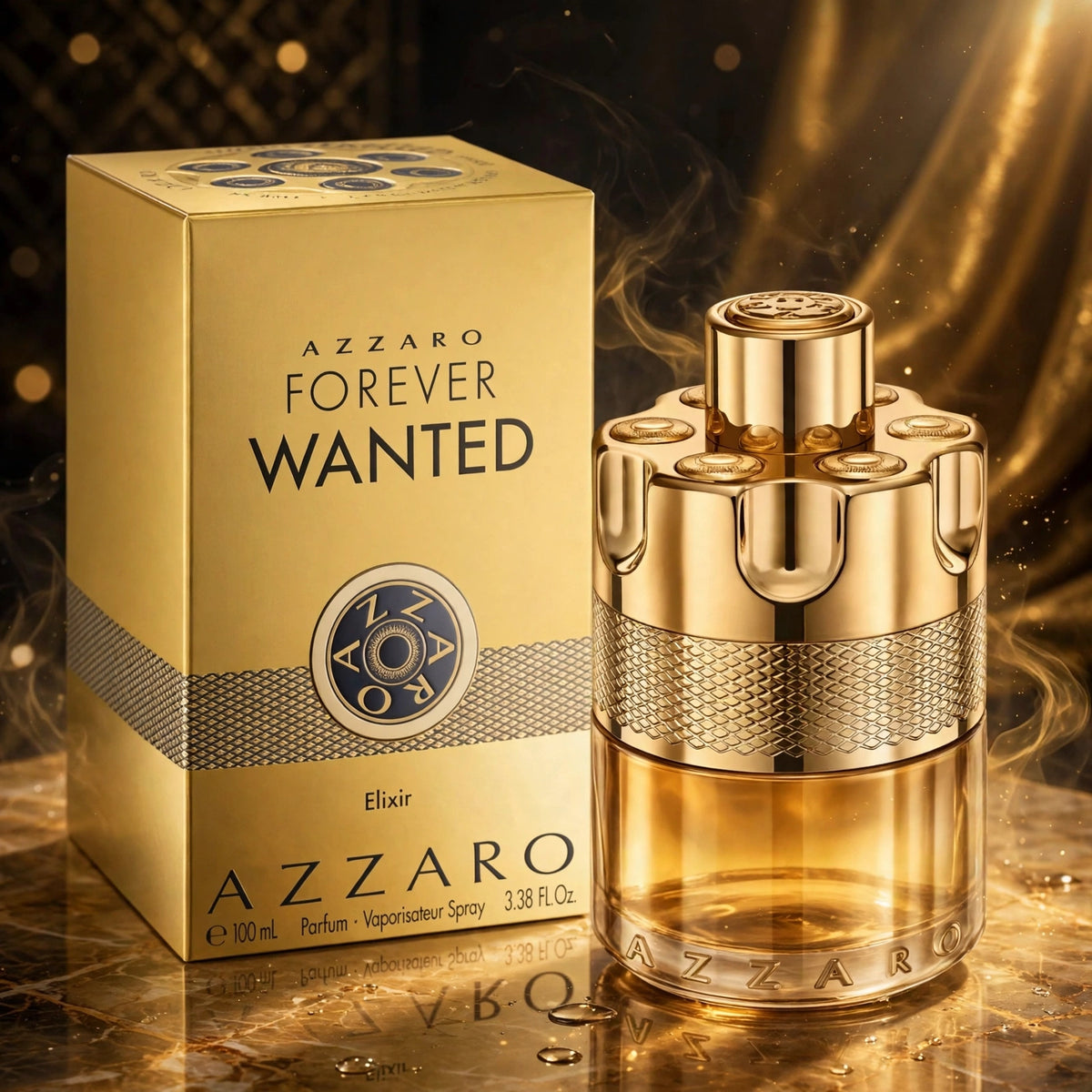 Azzaro Forever Wanted Elixir Eau de Parfum for Men, 3.4 oz / 100 ml