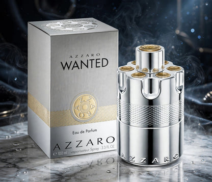 Azzaro Wanted EDP for Men – Woody Aromatic Cologne 3.3 oz / 100 ml