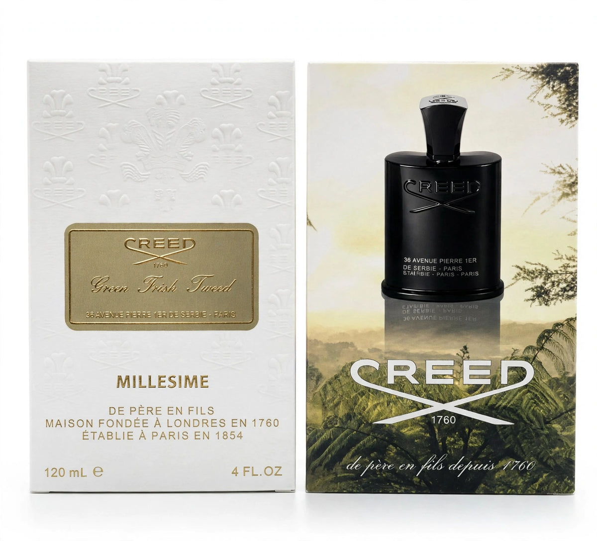 Creed Green Irish Tweed Eau de Parfum Unisex, 4 oz / 120 ml