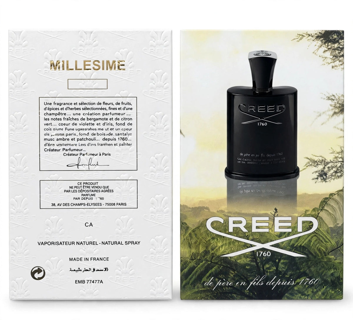 Creed Green Irish Tweed Eau de Parfum Unisex, 4 oz / 120 ml