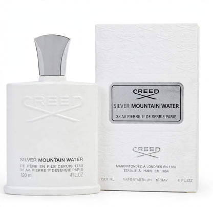 Creed Silver Mountain Water Eau de Parfum for Men, 4 oz / 120 ml