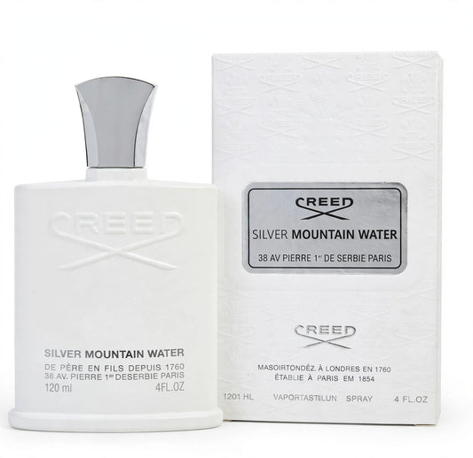Creed Silver Mountain Water Eau de Parfum for Men, 4 oz / 120 ml