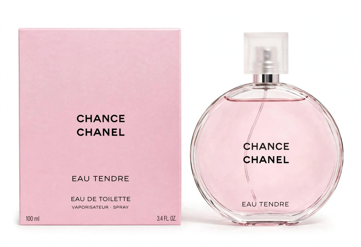 CHANEL Chance Eau Tendre Eau de Toilette for Women, 3.4 oz / 100 ml