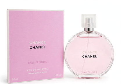 CHANEL Chance Eau Tendre Eau de Toilette for Women, 3.4 oz / 100 ml