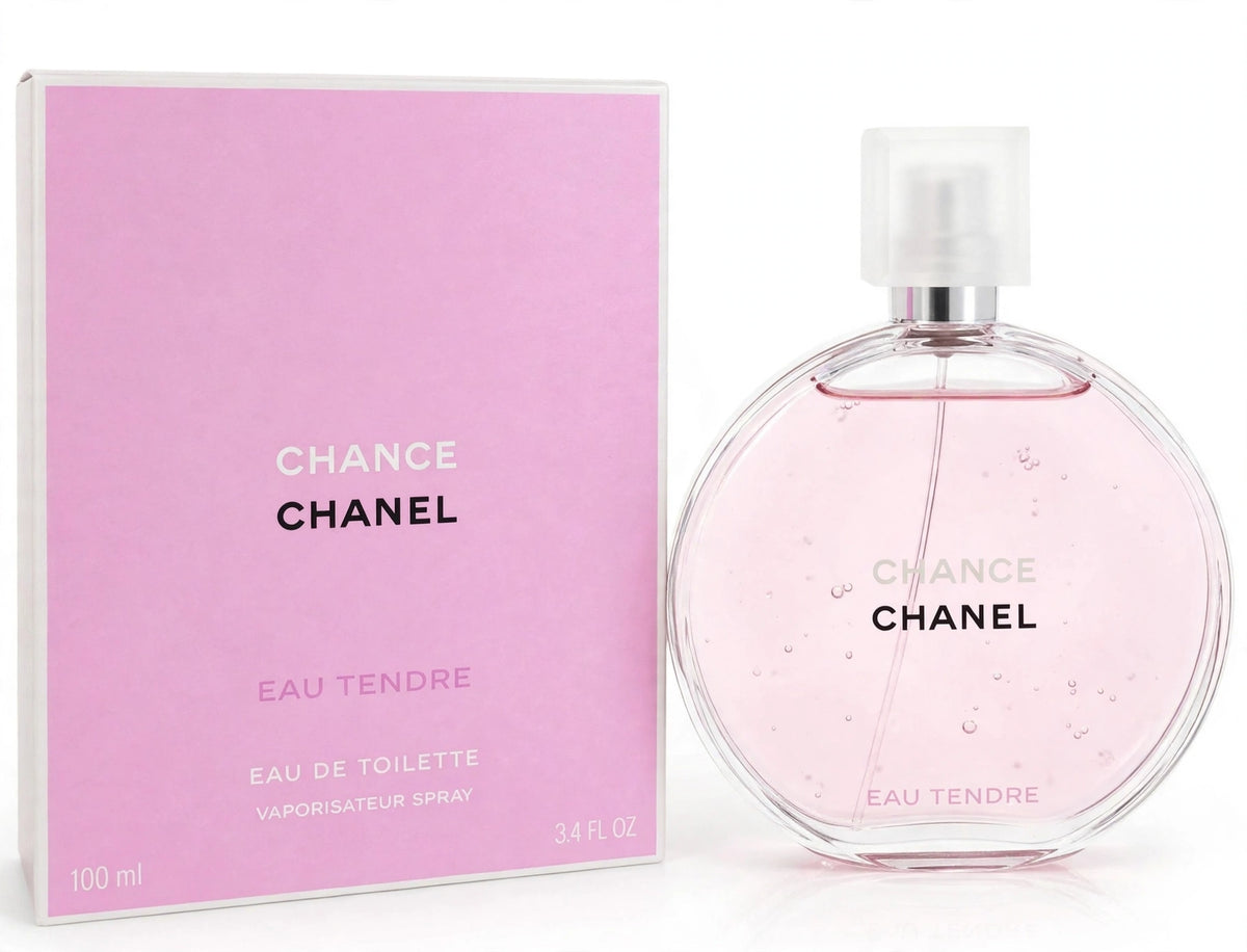 CHANEL Chance Eau Tendre Eau de Toilette for Women, 3.4 oz / 100 ml