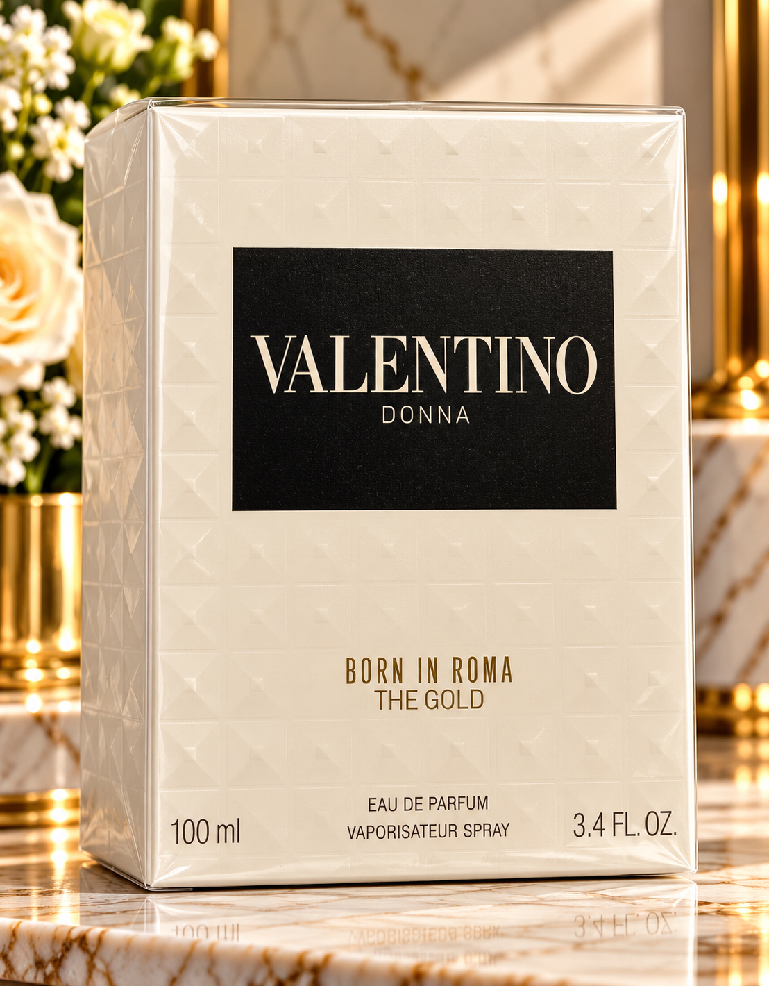 Valentino Born in Roma The Gold Eau de Parfum Spray, 3.4 oz / 100 ml