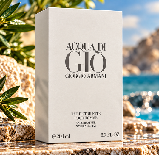 Giorgio Armani Acqua di Giò Eau de Toilette for Men, 6.7 oz / 200 ml