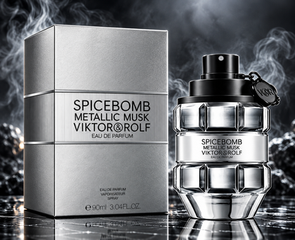 Viktor & Rolf Spicebomb Metallic Musk Eau de Parfum 3.4 oz / 100 ml - Fragrance Collection