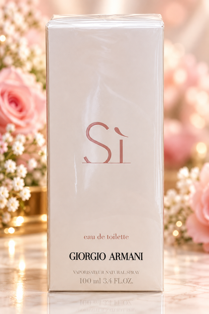 Giorgio Armani Sì Eau de Parfum for Women, 3.4 oz / 100 ml – NIB Sealed