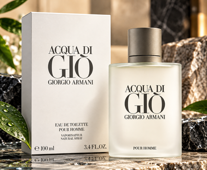 Giorgio Armani Acqua di Giò Eau de Toilette for Men, 3.4 oz / 100 ml – New & Sealed