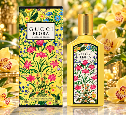 Gucci Flora Gorgeous Orchid EDP 3.3 oz / 100 ml – Women's Refillable Perfume