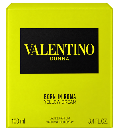 Valentino Donna Born in Roma Yellow Dream Eau de Parfum for Women, 3.4 oz / 100 ml