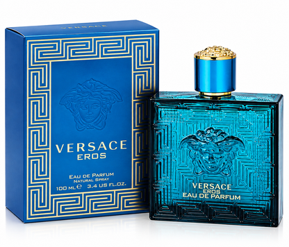 Versace Eros EDP 3.4 oz / 100 ml – Men's Luxury Cologne, New in Box